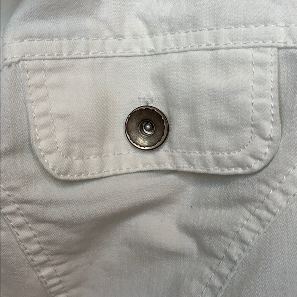 White Cotton Jacket - Picture 7 of 11